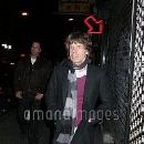 Mick Jagger is spotted leaving a private party at Club Upstairs in downtown New York City with Steve Bing early morning - 26 February 2008