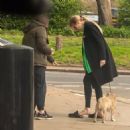 Lara Stone – Taking her dog for a walk in London - 454 x 460