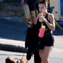 Abbie Chatfield – Going on a walk with her dog at Bondi Beach - 454 x 681