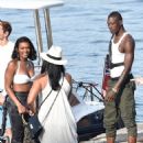 Elisa Johnson – In Bikini on their vacation in Portofino - 454 x 617