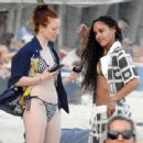 Alex Scott – With Jess Glynne in a bikinis in Tulum - 454 x 340