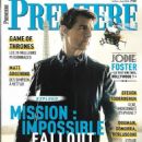 Tom Cruise - Premiere Magazine Cover [France] (July 2018)