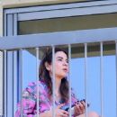 Luciana Gimenez – Seen on the balcony of her hotel in Rio de Janeiro - 454 x 681