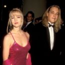 Jennie Garth and Daniel Clark at the 49th Annual Golden Globe Awards, Beverly Hilton Hotel, Beverly Hills on January 18, 1992