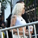 Miley Cyrus – Heads to a rehearsal with Dolly Parton in Miami