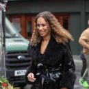 Leona Lewis – Stepping out at Heart radio studios in London - 454 x 681