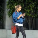 Arielle Kebbel in Tights – Out in Beverly Hills