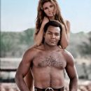 Jim Brown and Raquel Welch