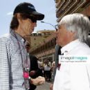 L'Wren Scott and Mick Jagger on the grid ahead of the Monaco F1 race, May 16, 2010 in Monte Carlo, Monaco - 454 x 329