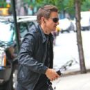 f Jeremy Renner leaving his New York City hotel (July 31)