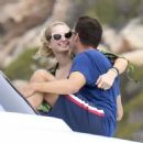 Paris Hilton – With fiance Carter Reum on hollyday in Sardinia