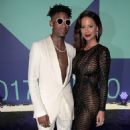 Amber Rose and 21 Savage attend the 2017 MTV Video Music Awards at The Forum in Inglewood, California - August 27, 2017