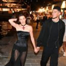 Kendall Jenner – Steps out for dinner in Portofino