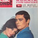 Lea Massari, Alain Delon - Cinemonde Magazine Cover [France] (8 September 1964)