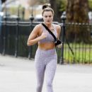 Emily Blackwell – Out for a run in London - 454 x 625