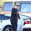 Denise Richards – Steps while out in Malibu