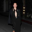Shanina Shaik – Arriving at 2024 Pre-Grammy House party in Los Angeles