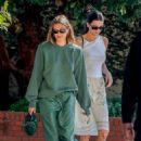 Hailey Bieber – With Kendall Jenner seen at the Beverly Grill in Beverly Hills