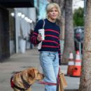 Selma Blair – Seen with her service dog Scout near her home in Studio City