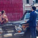 Lucy Hale – On the set of ‘Which Brings Me to You’ in Keyport - 454 x 422