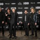 Bon Jovi attend the 33rd Annual Rock & Roll Hall of Fame Induction Ceremony at Public Auditorium on April 14, 2018 in Cleveland, Ohio - 454 x 316