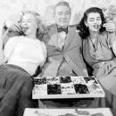 Marilyn Monroe with Clifton Webb and Laurette Luez - 454 x 256