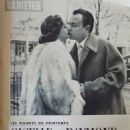 Raymond Pellegrin and Gisele Pascal - Semaine du Monde Magazine Pictorial [France] (7 April 1955)