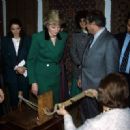 Princess Diana in Lisbon during her visit to Portugal - 12 February 1987