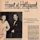 Clark Gable and Kay Spreckles - Movie World Magazine Pictorial [United States] (December 1955)