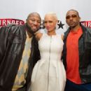 Master of the Mix judge Amber Rose attends Amber Rose, Kid Capri, Vikter Duplaix, and Cast celebration for the Premiere of Smirnoff's Master of the Mix in New York City - November 3, 2011 - 454 x 324