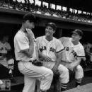 Ted Williams, Jim Piersall & Jackie Jensen - 454 x 346