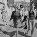 Leading fashion models (left to right) Rosaleen Murray, Peggy Moffit, Melanie Hampshire, Jill Kennington and Ann Norman, UK, 13th May 1966. - 454 x 306