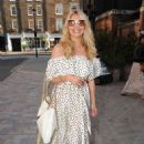 Tess Daly – Seen at Chiltern Firehouse in London - 454 x 618
