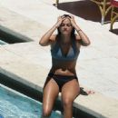 Oriana Sabatini in Bikini at the pool in Miami - 454 x 613