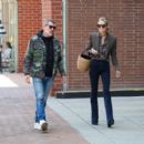 Laeticia Hallyday – With boyfriend actor Jalil Lespert on a walk in Los Angeles - 454 x 396