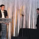Robert Pattinson Presents Chris Weitz with an Award - 454 x 299