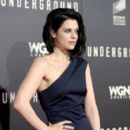 Jessica De Gouw attends the premiere of WGN America's 