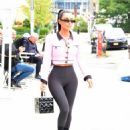 Kim Kardashian – Rocks in pink in New York
