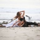 CJ Franco and Raven Lexy – Photoshoot for new campaign in Malibu - 454 x 303