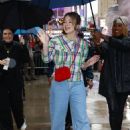 Claudia Jessie – Steps out from Good Morning America in New York - 454 x 678