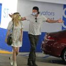 Emma Roberts in Mini Dress and Garrett Hedlund – Go for a check up in Los Angeles - 454 x 504