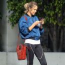 Arielle Kebbel in Tights – Out in Beverly Hills