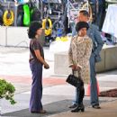 Regina King – With Terrance Howard on the set of ‘Shirley’ in Los Angeles - 454 x 458