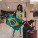 Maria Dos Santos- Departure from Brazil for Miss Model of the World 2022