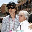 L'Wren Scott and Mick Jagger on the grid ahead of the Monaco F1 race, May 16, 2010 in Monte Carlo, Monaco - 454 x 722