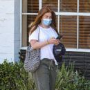 Alyson Hannigan – Leaves spa in Beverly Hills - 454 x 681