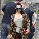 Michelle Rodriguez – Spotted on the set of ‘Dungeons and Dragons’ at Wells Cathedral in Somerset