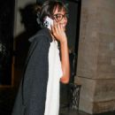 Ella Balinska – Leaving Costes during Paris Fashion Week - 454 x 724