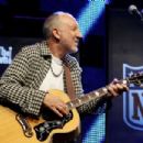 Roger Daltrey and Pete Townshend of The Who perform for members of the media during the Bridgestone Half Time Show Press Conference held at the Fort Lauderdale Convention Center as part of media week for Super Bowl XLIV on February 4, 2010 - 454 x 303