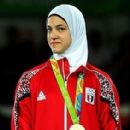 Egyptian female taekwondo practitioners